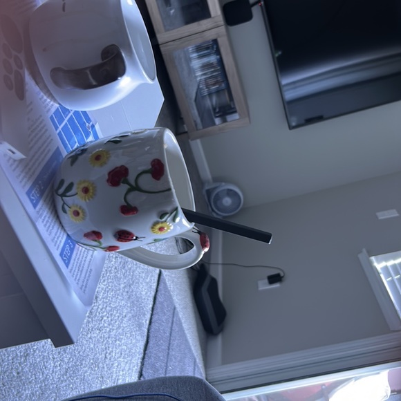 H&M Baby Pink Double Breasted Oversized Blazer Jacket Gold Buttons Size 12 - Picture 8 of 8